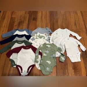 Carter's and Gerber’s Bundle - Long Sleeve Onesies